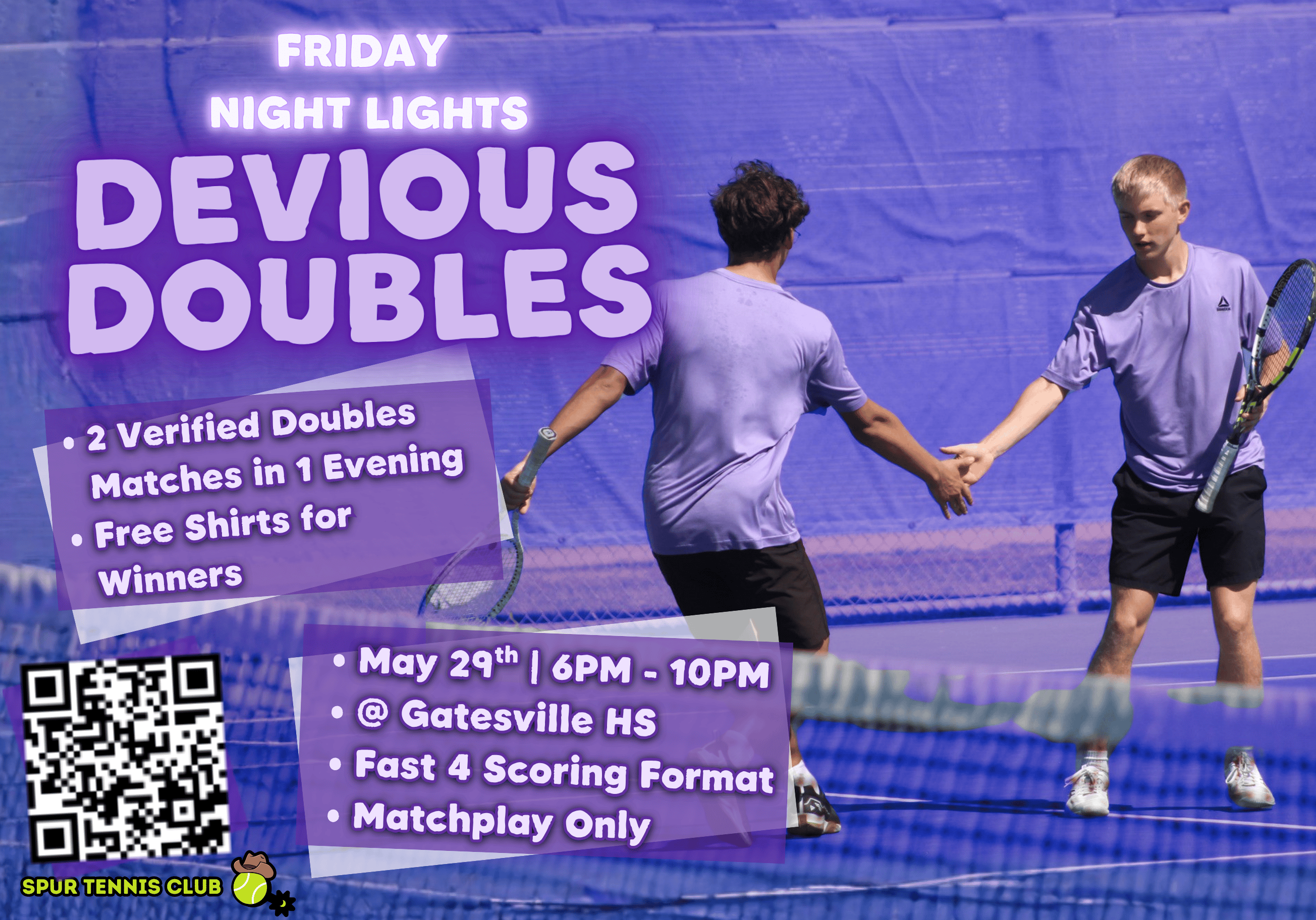 Devious Doubles flyer